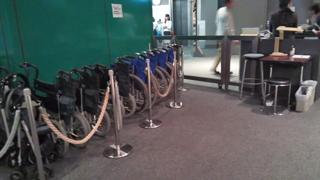 江戸東京博物館 貸出用車椅子