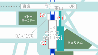 大井町駅マップ