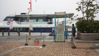 小名浜観光遊覧船 タラップ