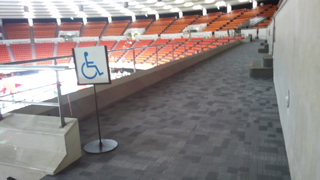 大阪城ホール 車椅子席