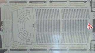京都コンサートホール 大ホール座席表