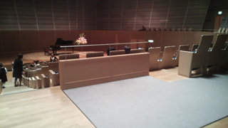 京都コンサートホール 小ホール車椅子席