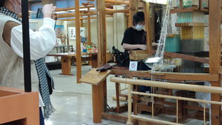 西陣織会館 実演