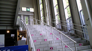 しらび平駅 階段